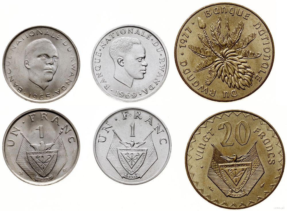 Rwanda, lot 3 monet