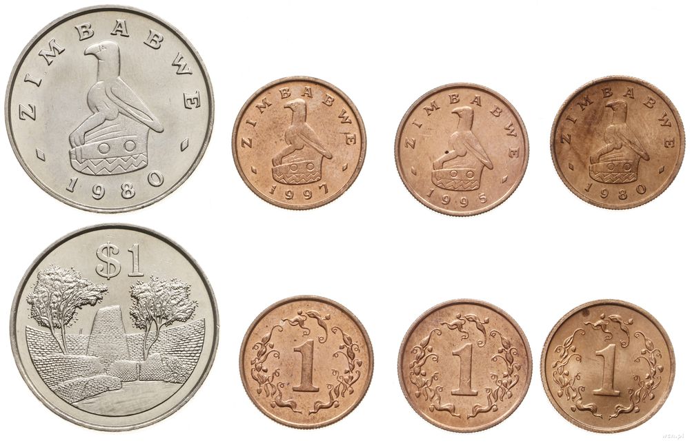 Zimbabwe, lot 4 monet