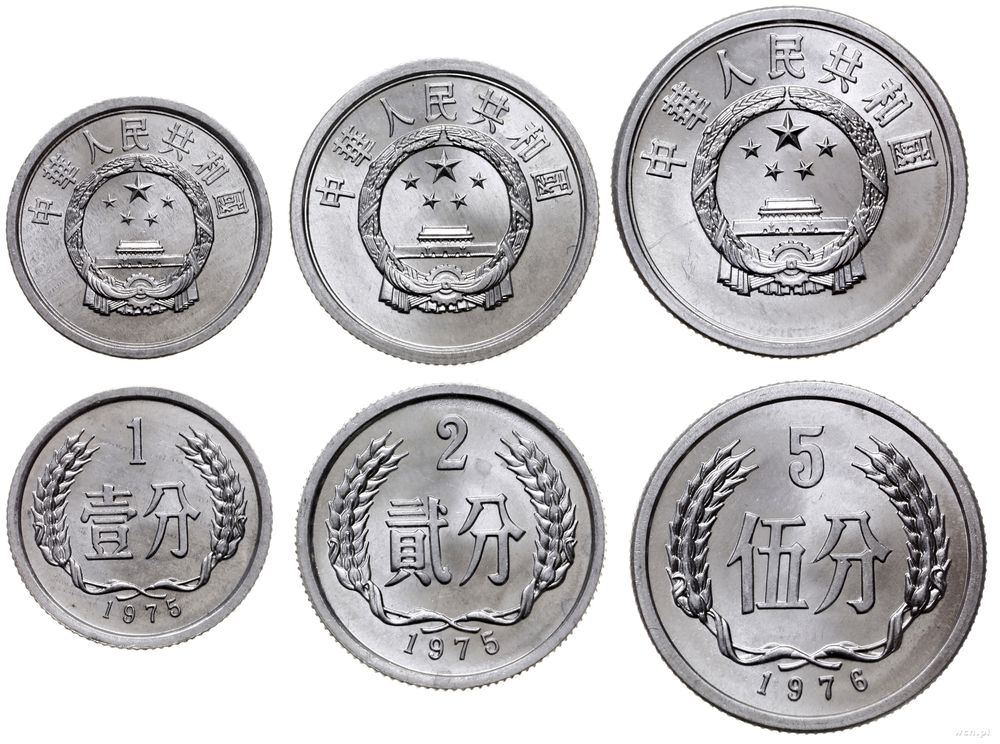Chiny, lot 3 monet