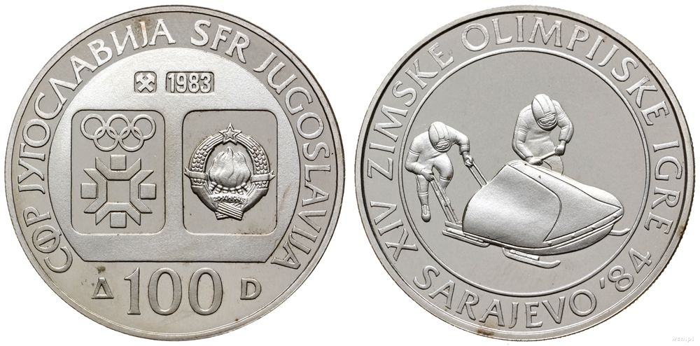 Jugosławia, 100 dinarów, 1983