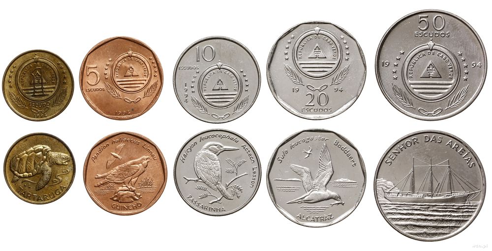 Cape Verde, zestaw 5 monet
