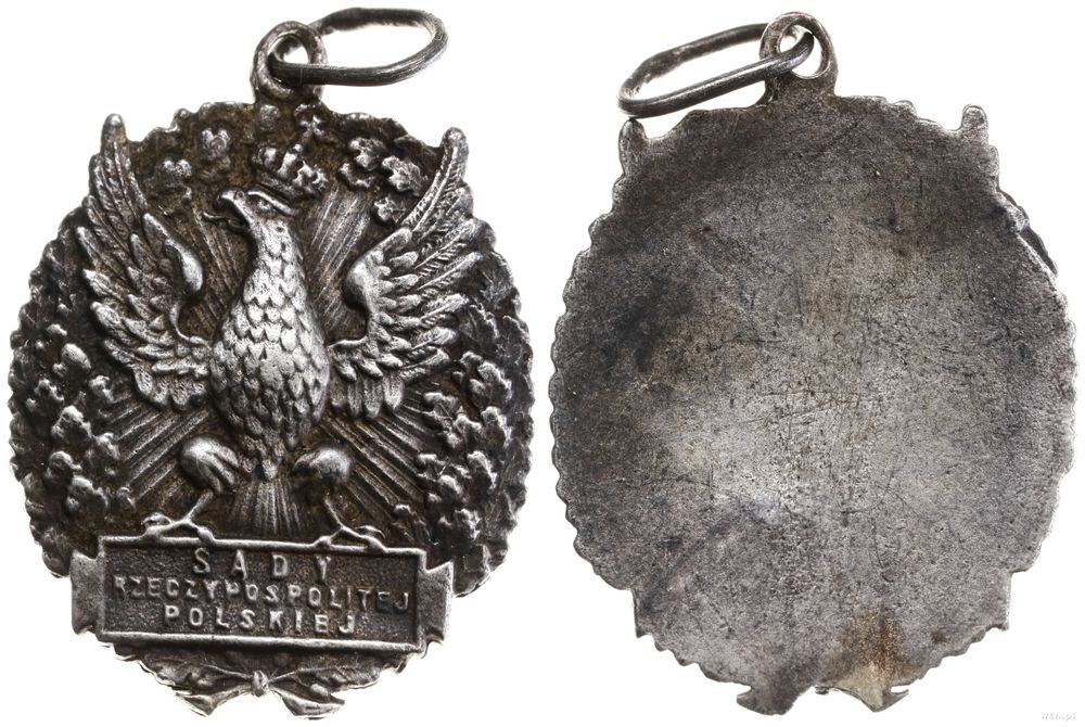 Polska, WYCOFANE - odznaka członka sądu okręgowego, od 1918
