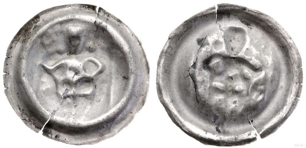 Zakon Krzyżacki, brakteat, ok. 1247–1258
