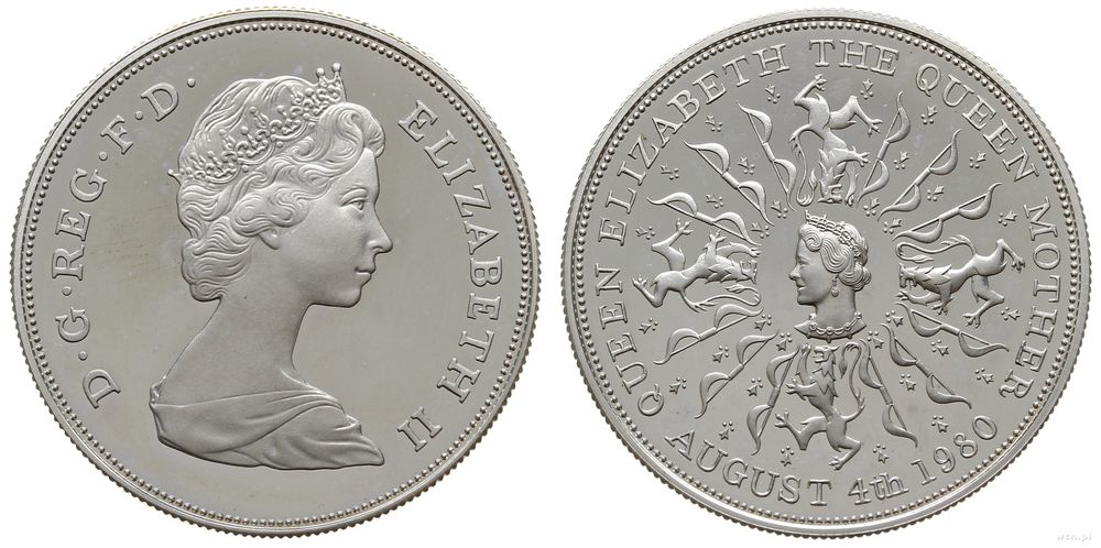 Wielka Brytania, 25 nowych pensów, (1980)