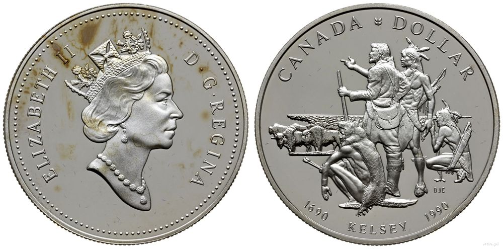 Kanada, 1 dolar, 1990
