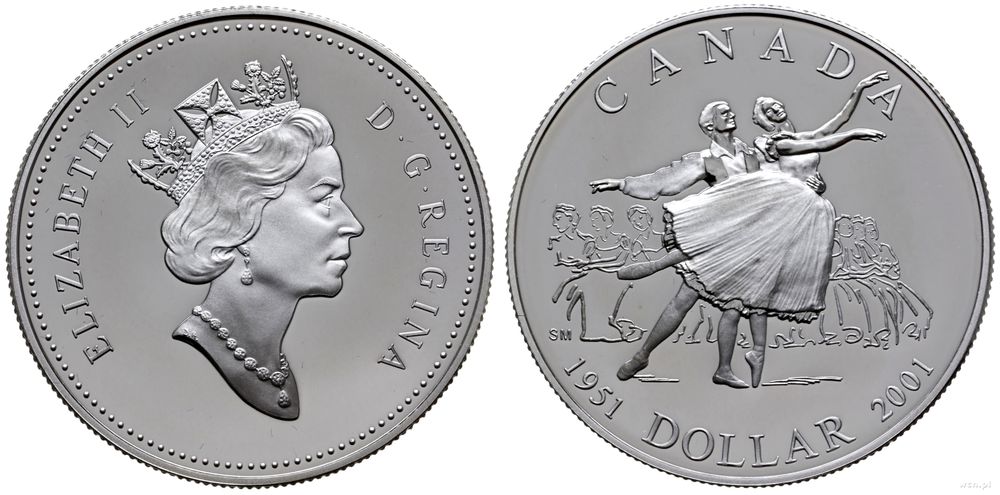 Kanada, 1 dolar, 2001