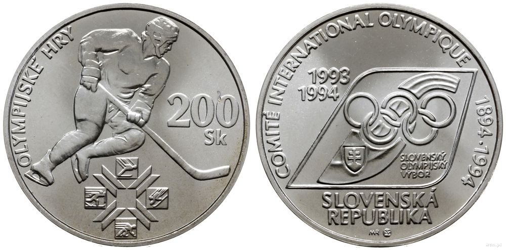 Słowacja, 200 koron, 1994