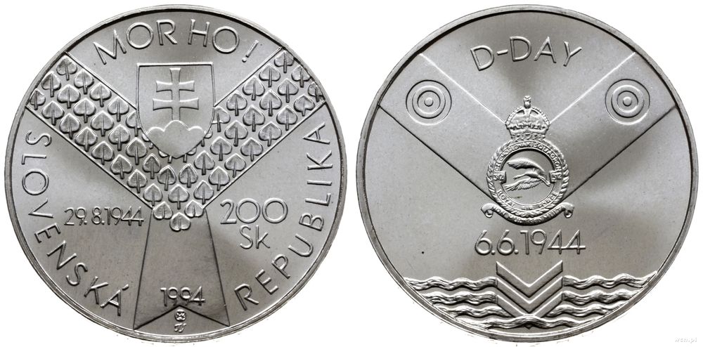 Słowacja, 200 koron, 1994