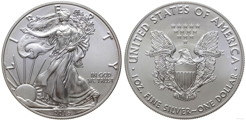 Stany Zjednoczone Ameryki (USA), dolar, 2016