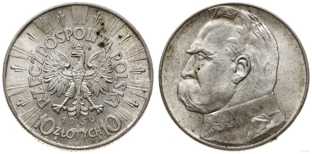 Polska, 10 złotych, 1939