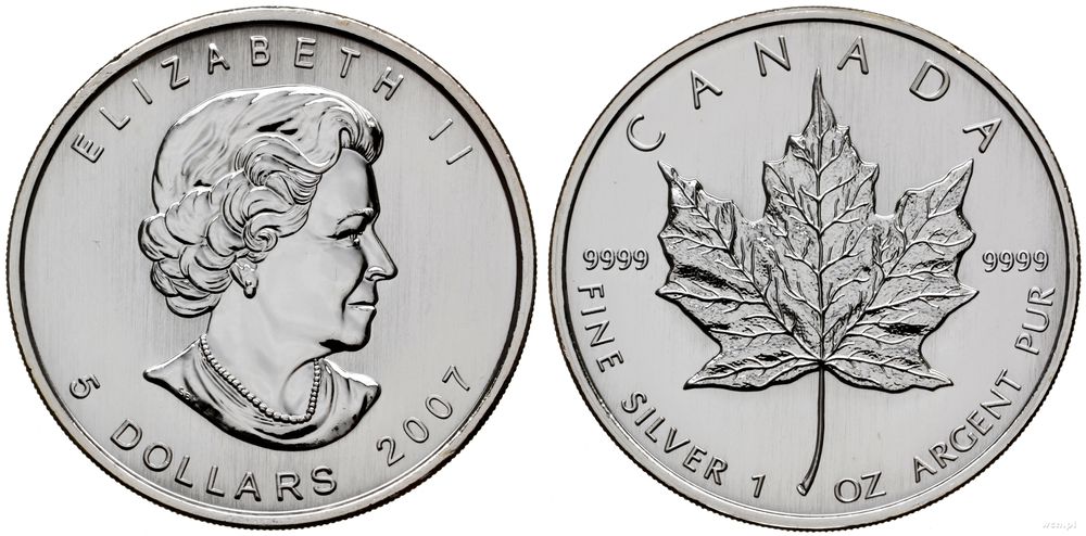 Kanada, 5 dolarów, 2007