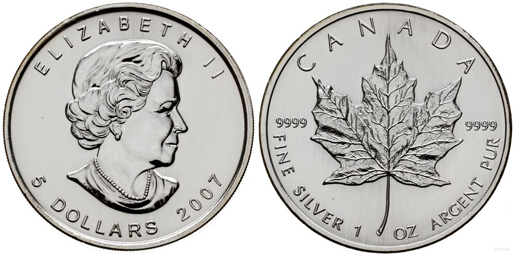 Kanada, 5 dolarów, 2007