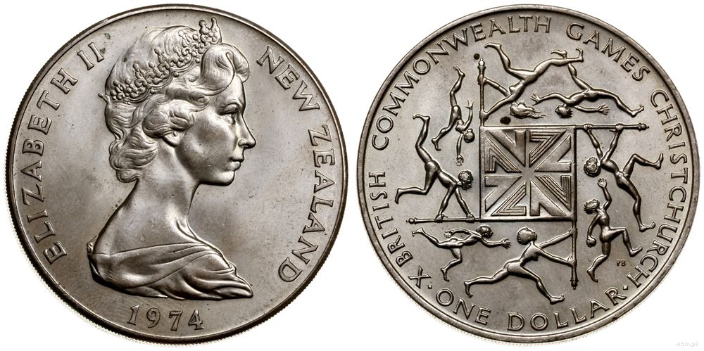 Nowa Zelandia, 1 dolar, 1974