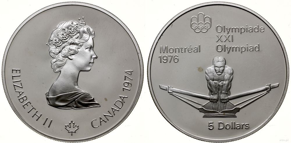 Kanada, 5 dolarów, 1976