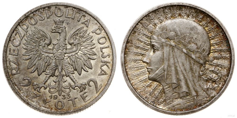Polska, 2 złote, 1933