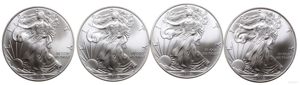 Stany Zjednoczone Ameryki (USA), zestaw: 4 x 1 dolar, 2010