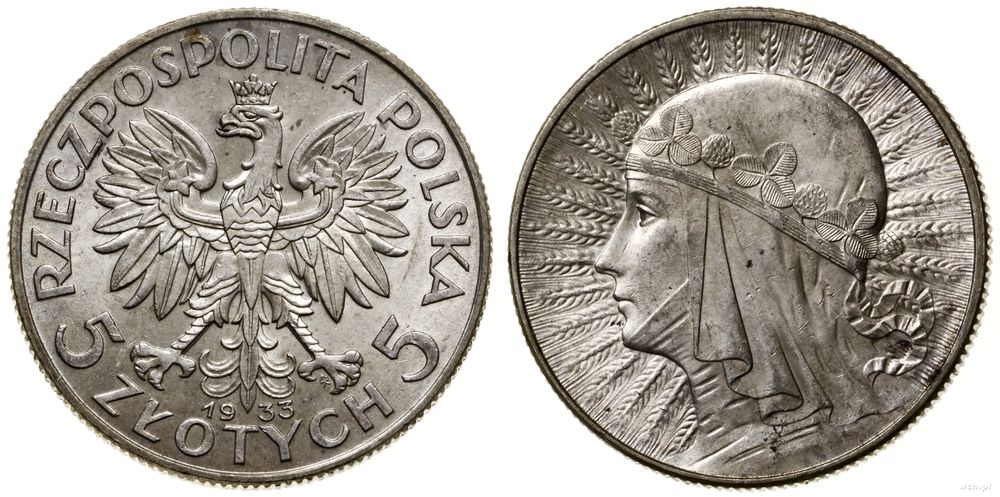 Polska, 5 złotych, 1933
