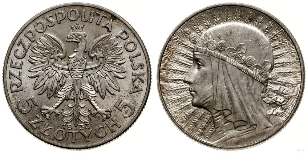 Polska, 5 złotych, 1933