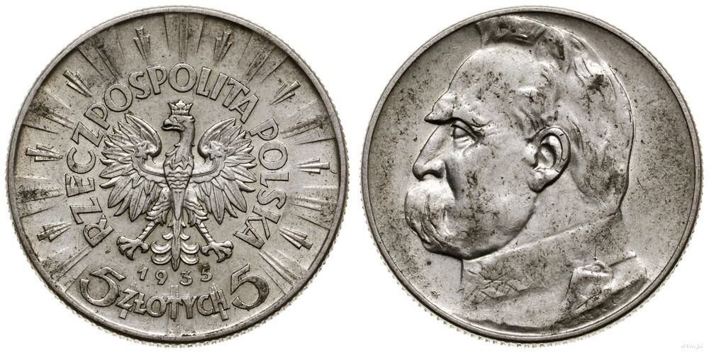 Polska, 5 złotych, 1935