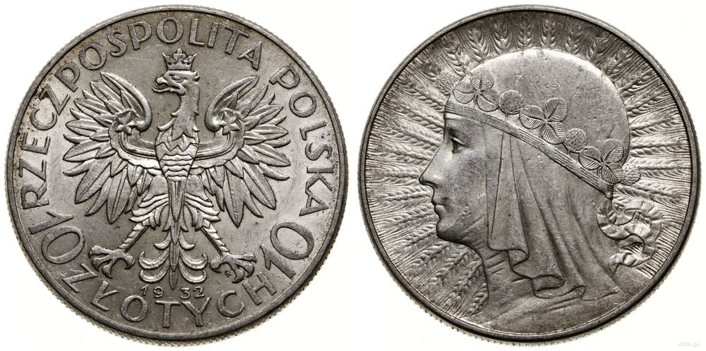 Polska, 10 złotych, 1932
