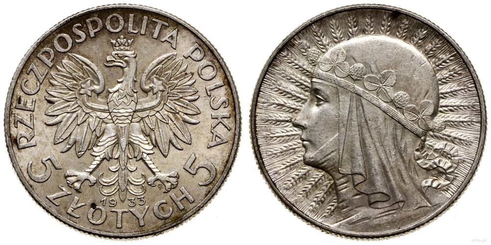 Polska, 5 złotych, 1933
