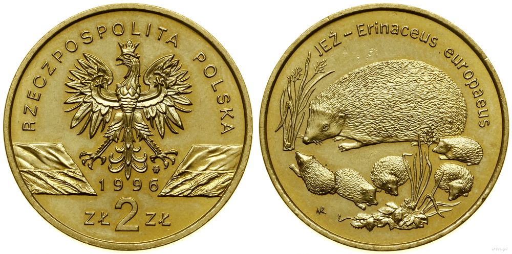 Polska, 2 złote, 1996