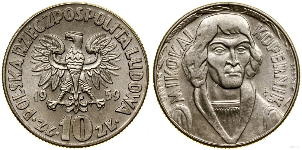 Polska, 10 złotych, 1959