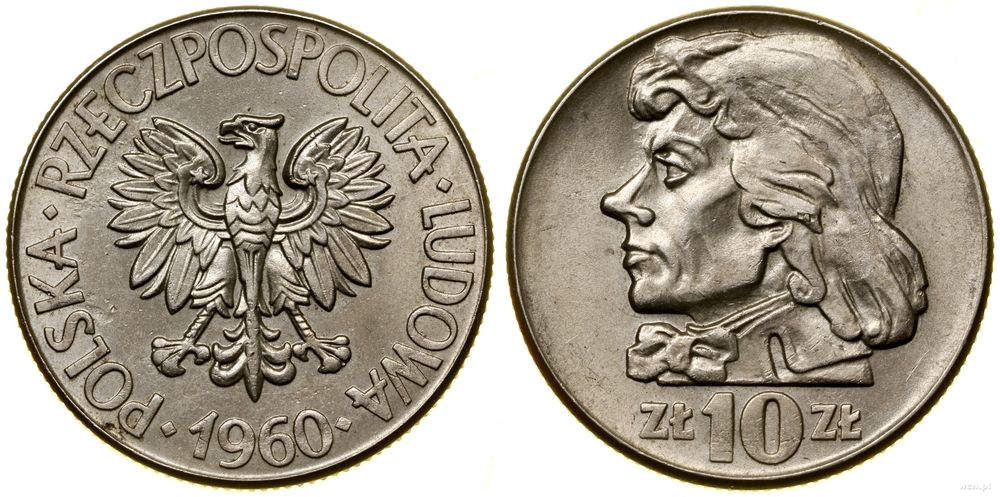 Polska, 10 złotych, 1960