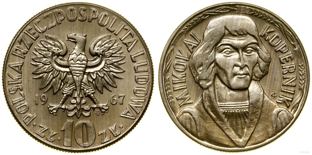 Polska, 10 złotych, 1967