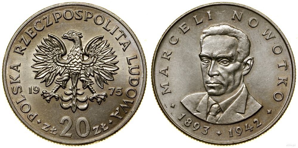 Polska, 20 złotych, 1975