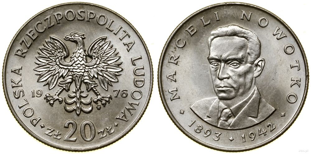 Polska, 20 złotych, 1976