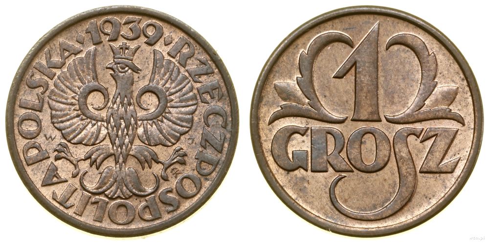 Polska, 1 grosz, 1939