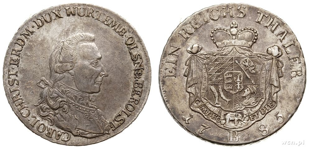 Śląsk, talar, 1785