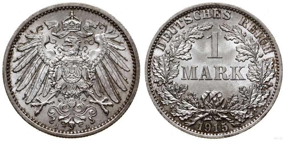 Niemcy, 1 marka, 1915 A