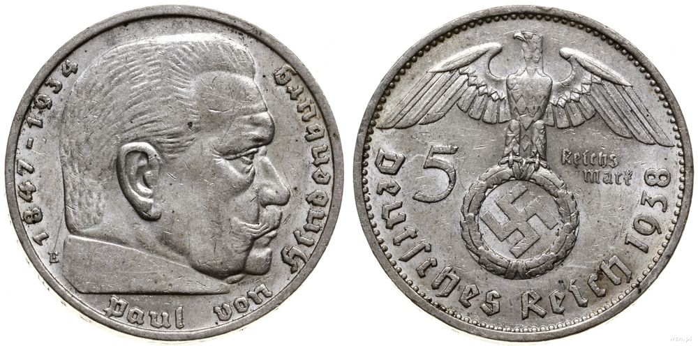 Niemcy, 5 marek, 1938 E