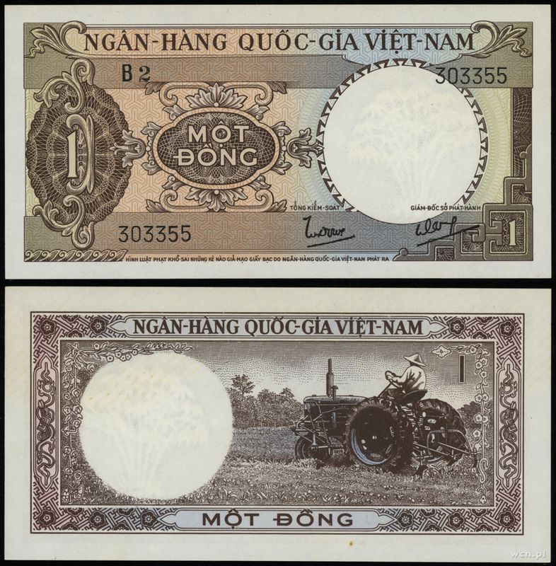 Wietnam Południowy, 1 dong, 1964