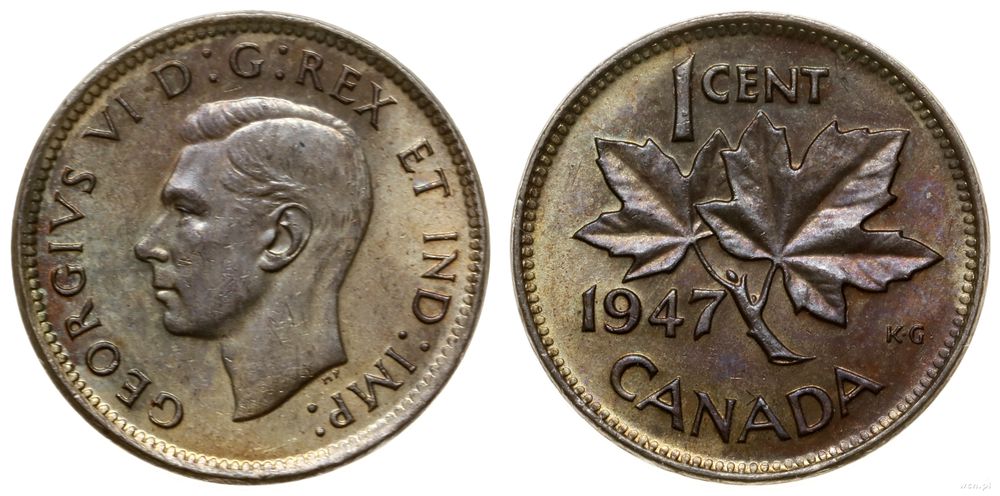 Kanada, 1 cent, 1947