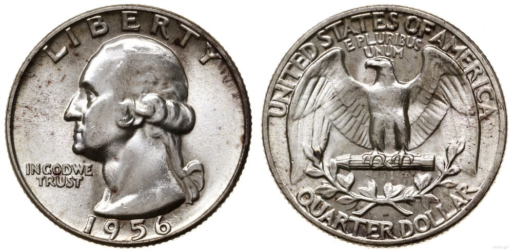 Stany Zjednoczone Ameryki (USA), 1/4 dolara, 1956