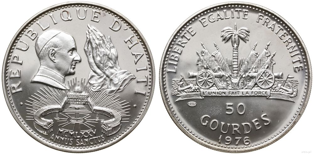 Haiti, 50 gourde, 1976