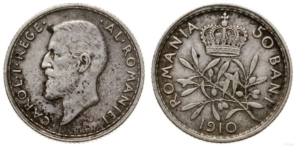 Rumunia, 50 bani, 1910