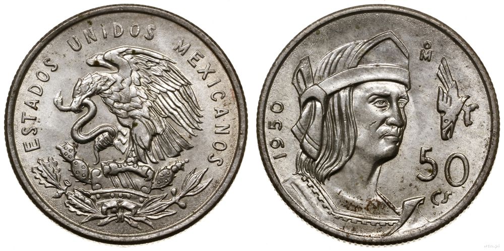 Meksyk, 50 centavos, 1950