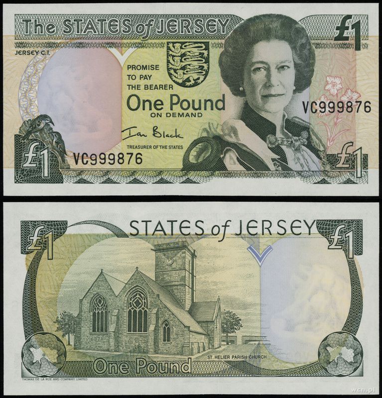 Wielka Brytania, 1 funt, bez daty (2000)