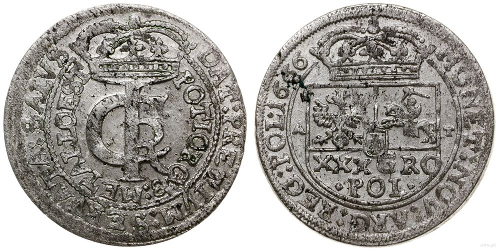 Polska, złotówka (tymf), 1666 AT