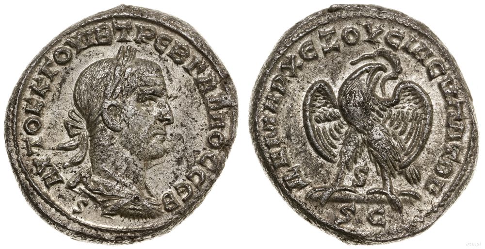 Rzym prowincjonalny, tetradrachma, 251-253