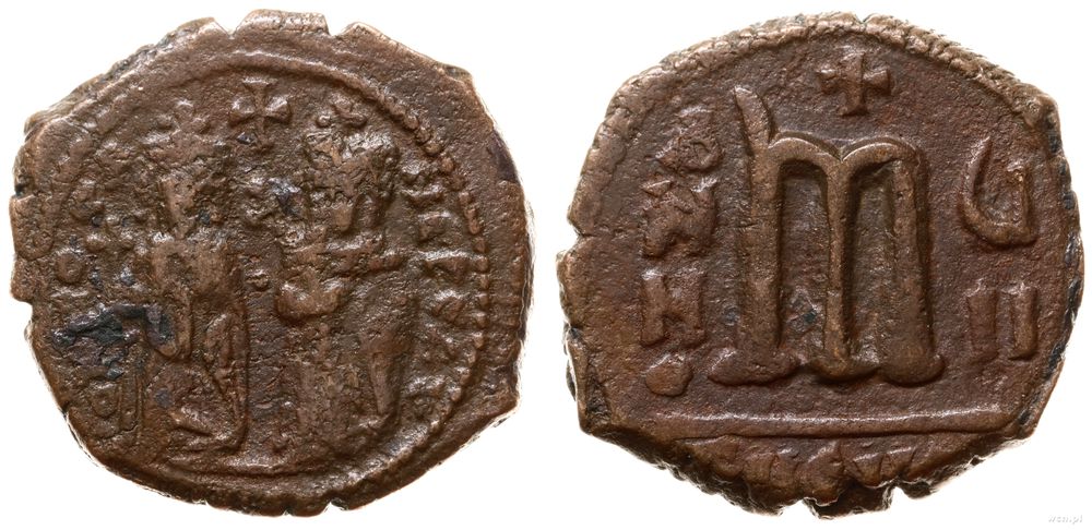 Bizancjum, follis, 608/609 (rok 7)