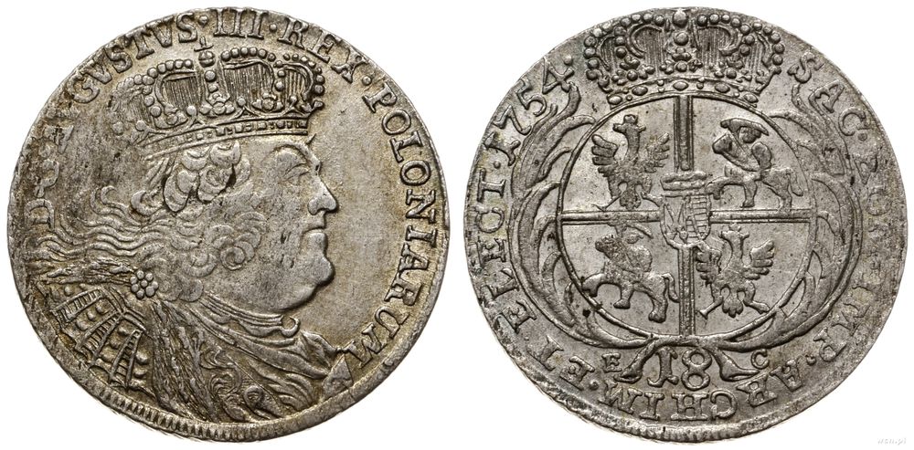 Polska, ort, 1754 EC