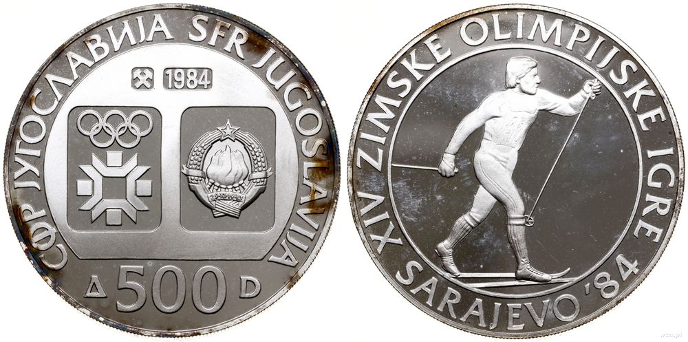 Jugosławia, 500 dinarów, 1984