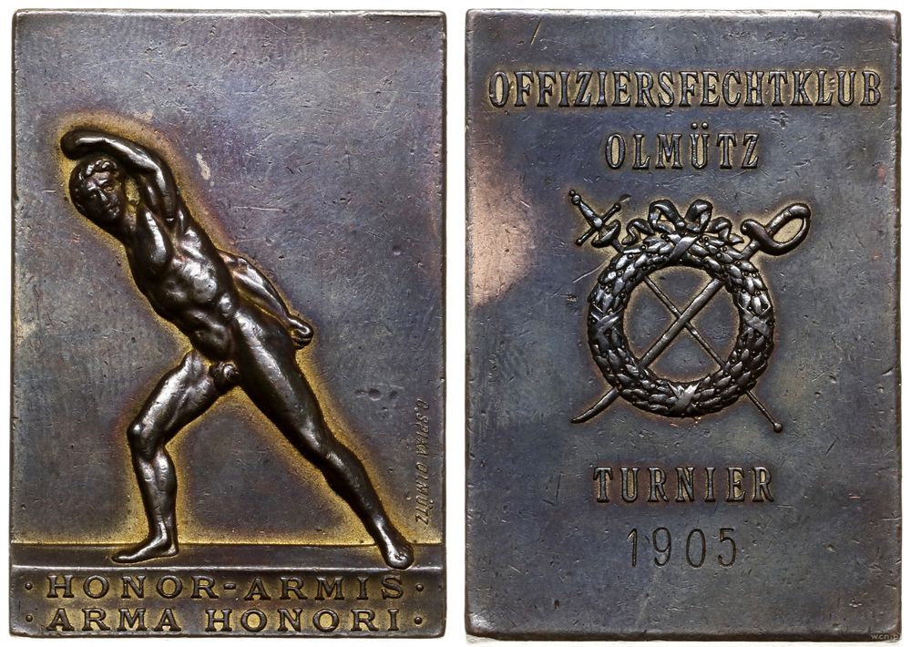Austria, plakieta nagrodowa, 1905