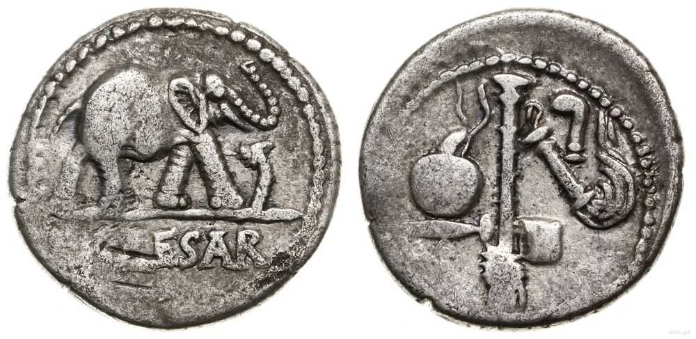 Republika Rzymska, denar, 49–48 pne
