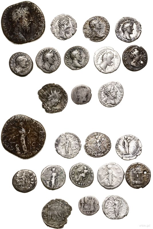 Cesarstwo Rzymskie, zestaw 12 monet